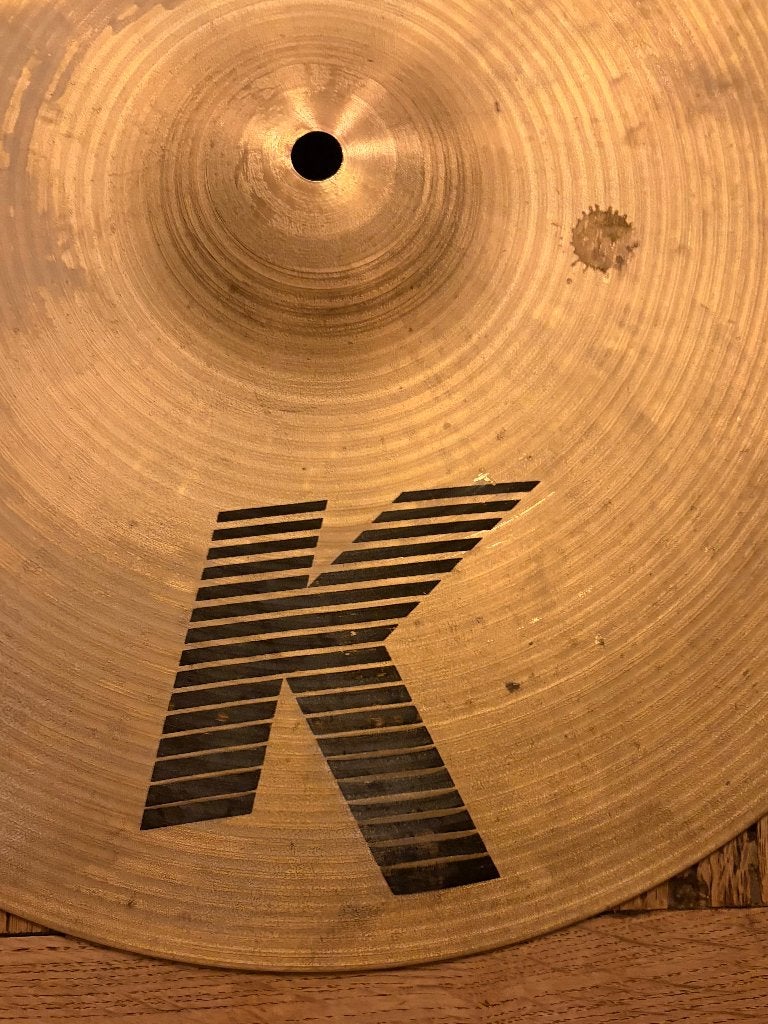 16” Zildjian K Dark Crash Thin [1996] 1050g, Gebruikt, Drums of Percussie, Ophalen of Verzenden, Zildjian