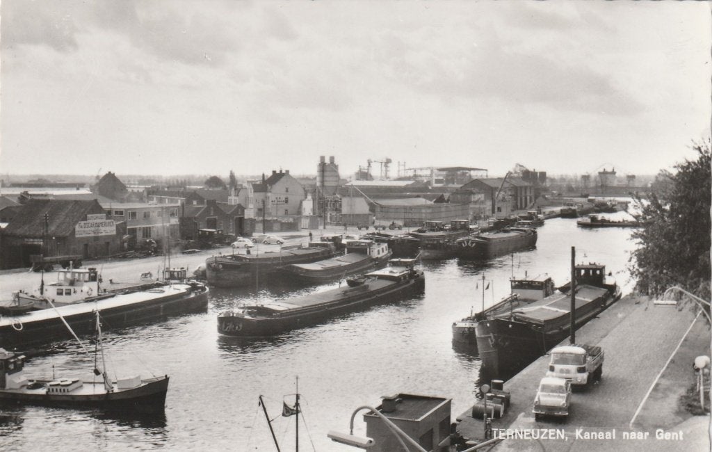 TERNEUZEN Kanaal naar Gent, Verzenden, 1960 tot 1980, Ongelopen, Zeeland