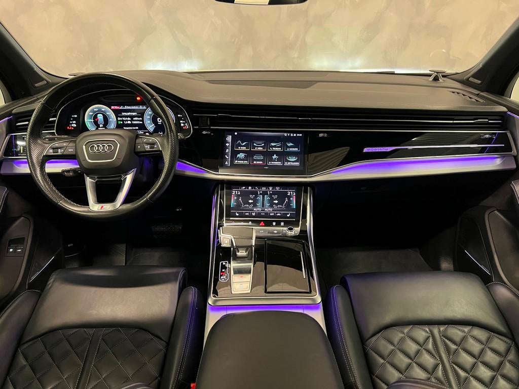 Audi Q7 60 e quattro Comp|3x S LINE|PANO|NAP|360CAM|456PK|TR, Automaat, Gebruikt, 2995 cc, Bedrijf