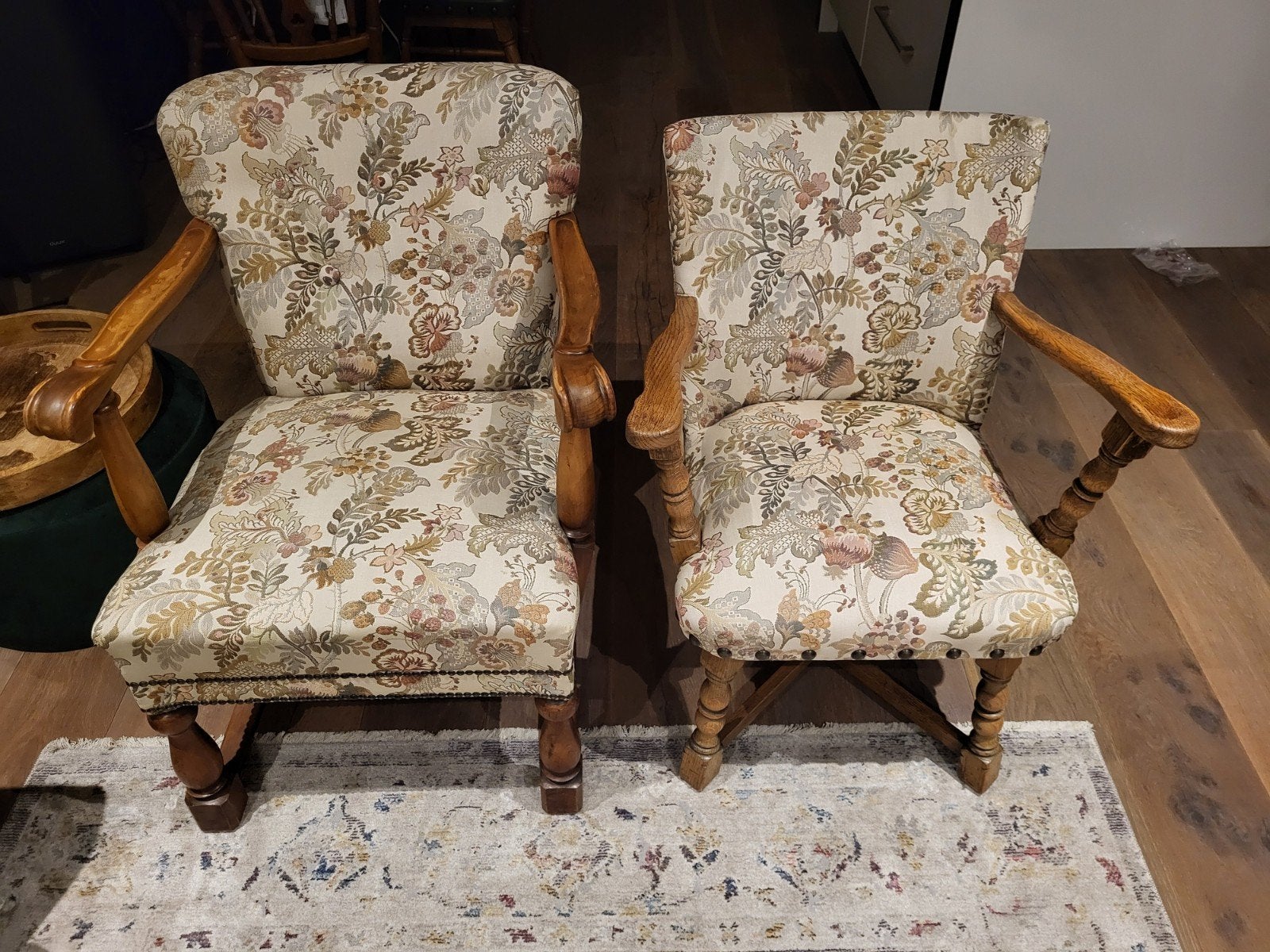 Prachtig antiek fauteuil set - man & vrouw, Ophalen