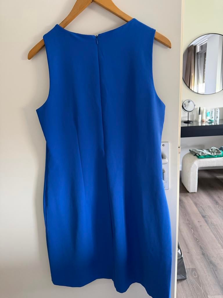 Batida Kobaltblauwe Jurk met Gouden Details, maat L, Blauw, Maat 42/44 (L), Ophalen of Verzenden, Zo goed als nieuw