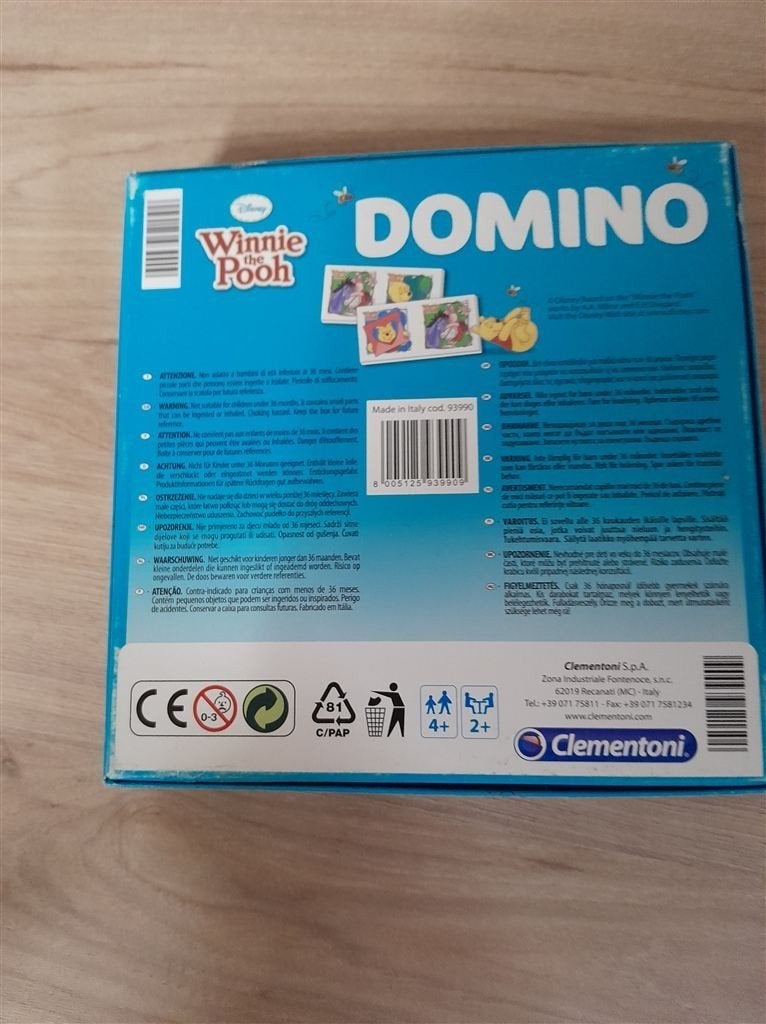 Dinsey winnie the pooh domino - s3211, Verzenden, Zo goed als nieuw