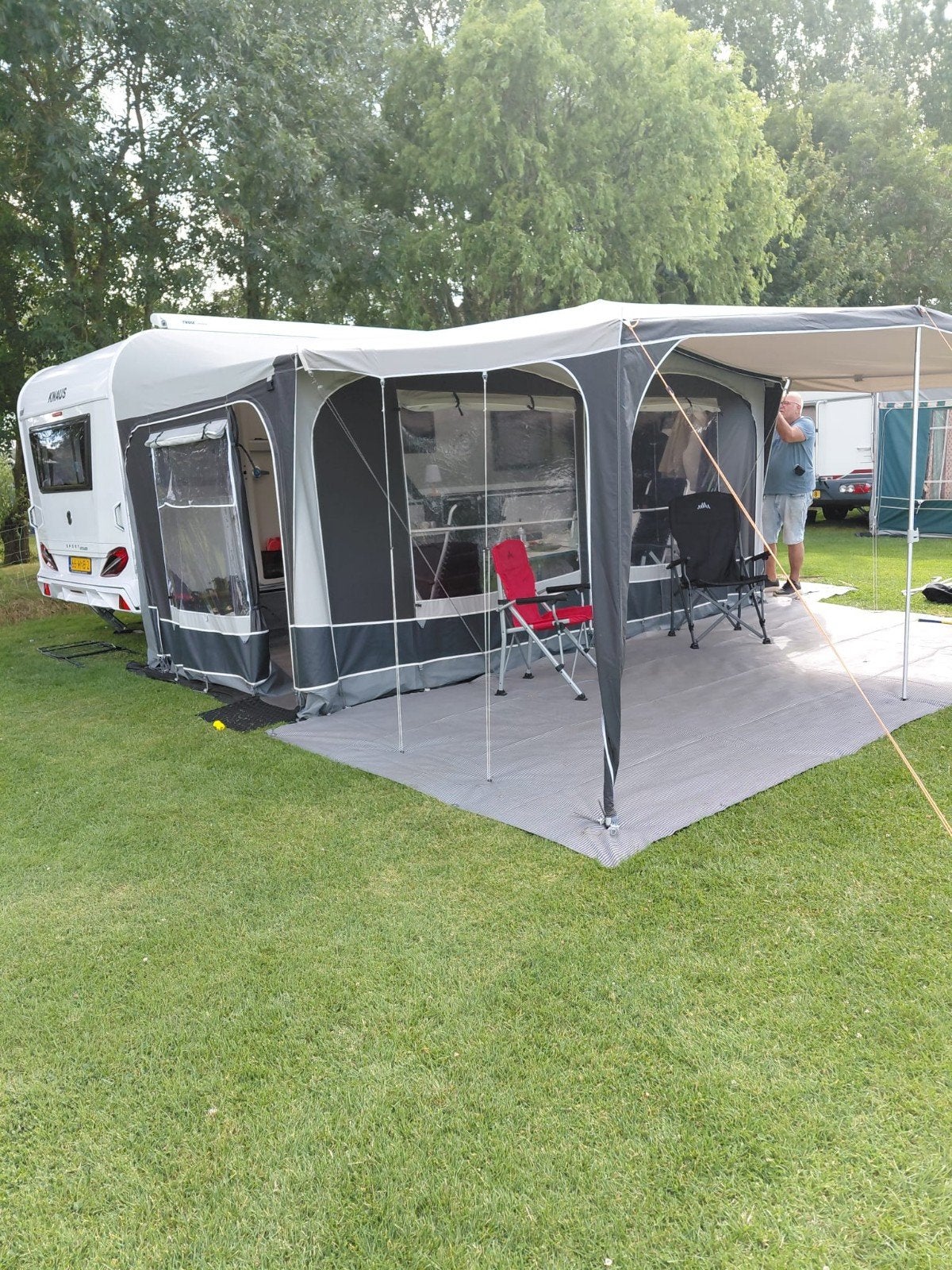 Dorema Garda de luxe 240 mt.12 / Luifel Palma, Caravans en Kamperen, Ophalen, Zo goed als nieuw, Ten Cate All Season 240g/m2, Dorema