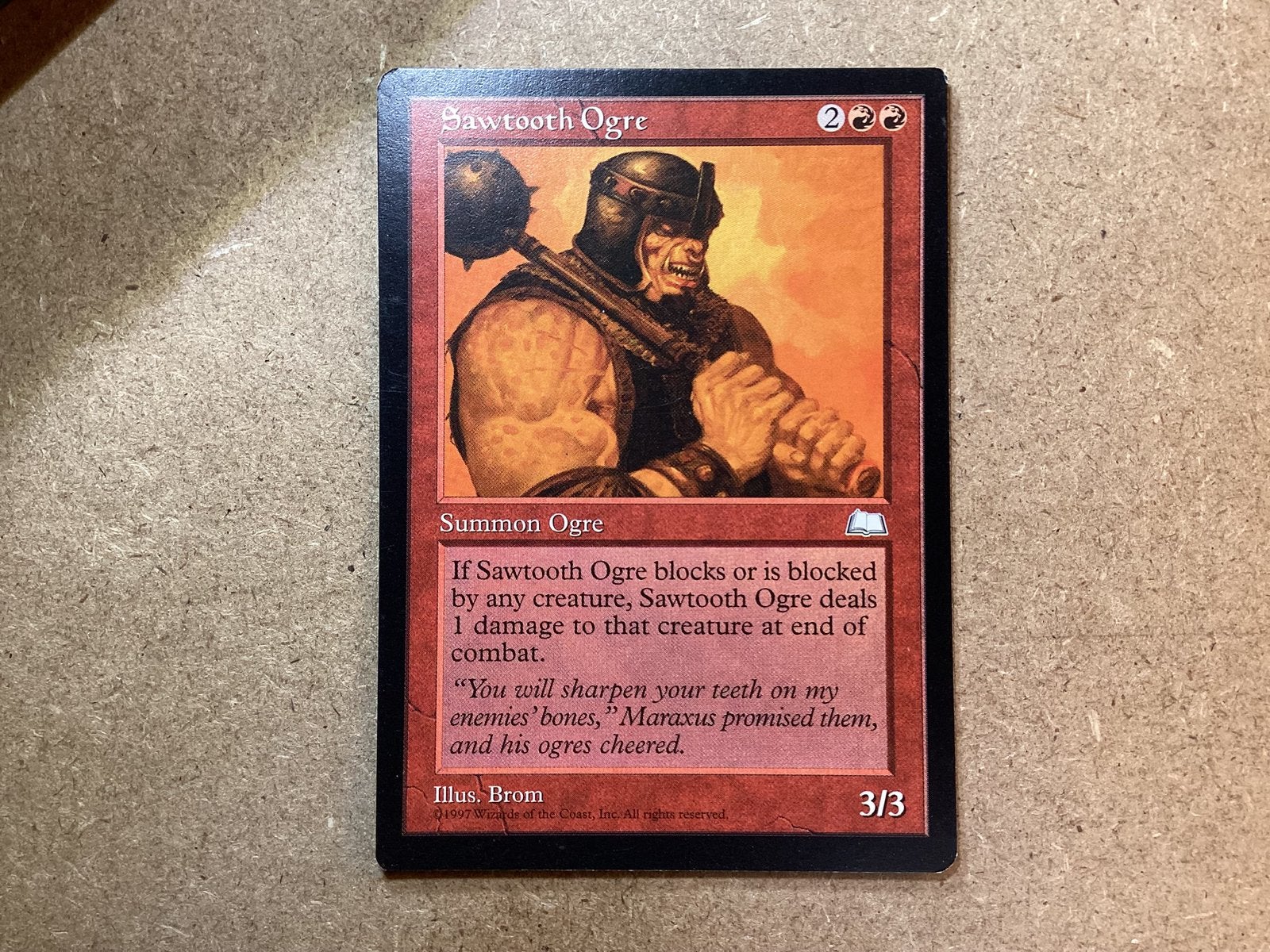 1x Sawtooth Ogre (Excellent), Ophalen of Verzenden, Zo goed als nieuw, Losse kaart
