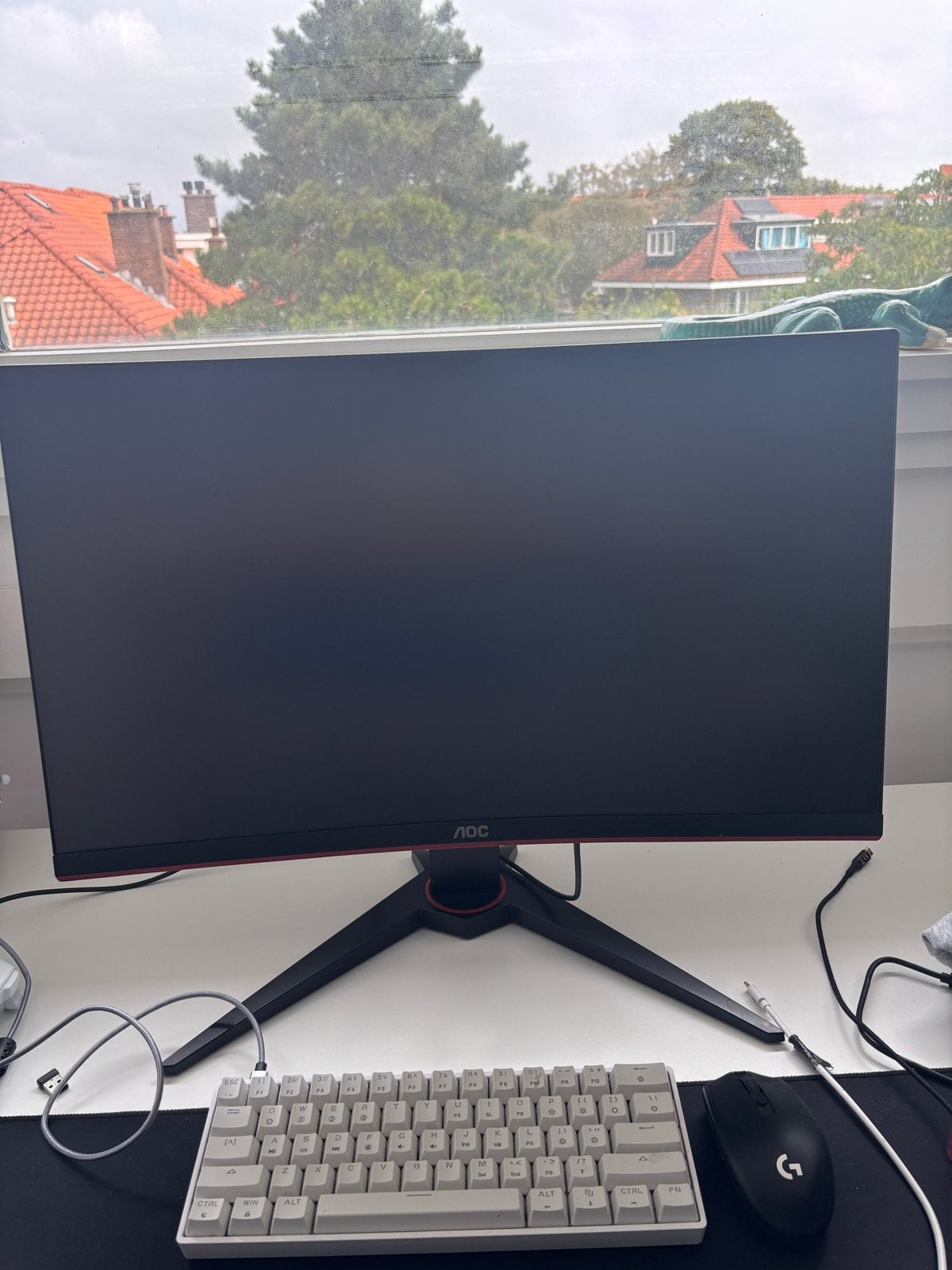 AOC 24G2U/BK 24 inch Full HD Gaming Monitor, Computers en Software, Monitoren, Gaming, IPS, 101 t/m 150 Hz, In hoogte verstelbaar