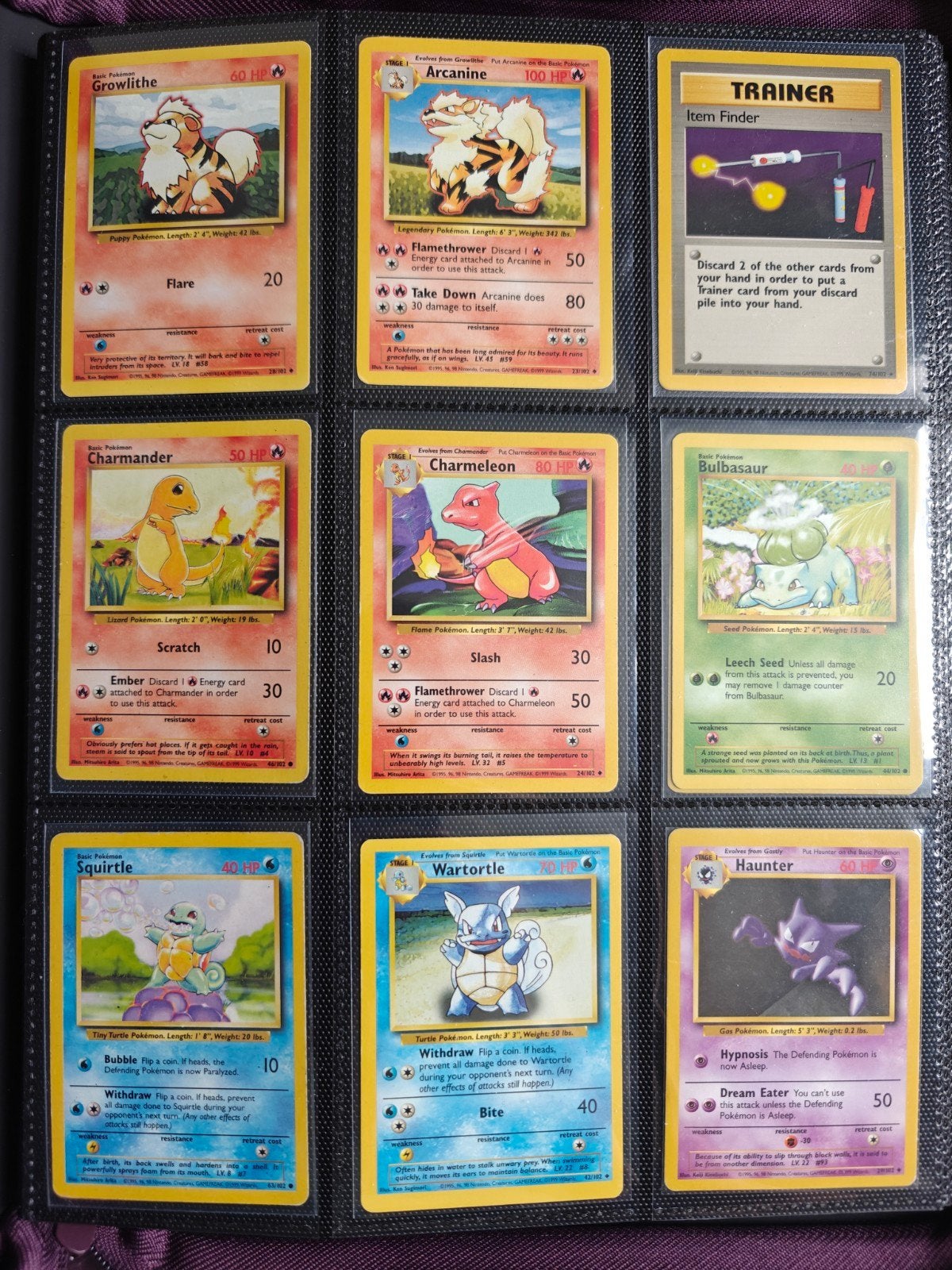 Pokemon base set kaarten, Ophalen of Verzenden, Zo goed als nieuw, Meerdere kaarten