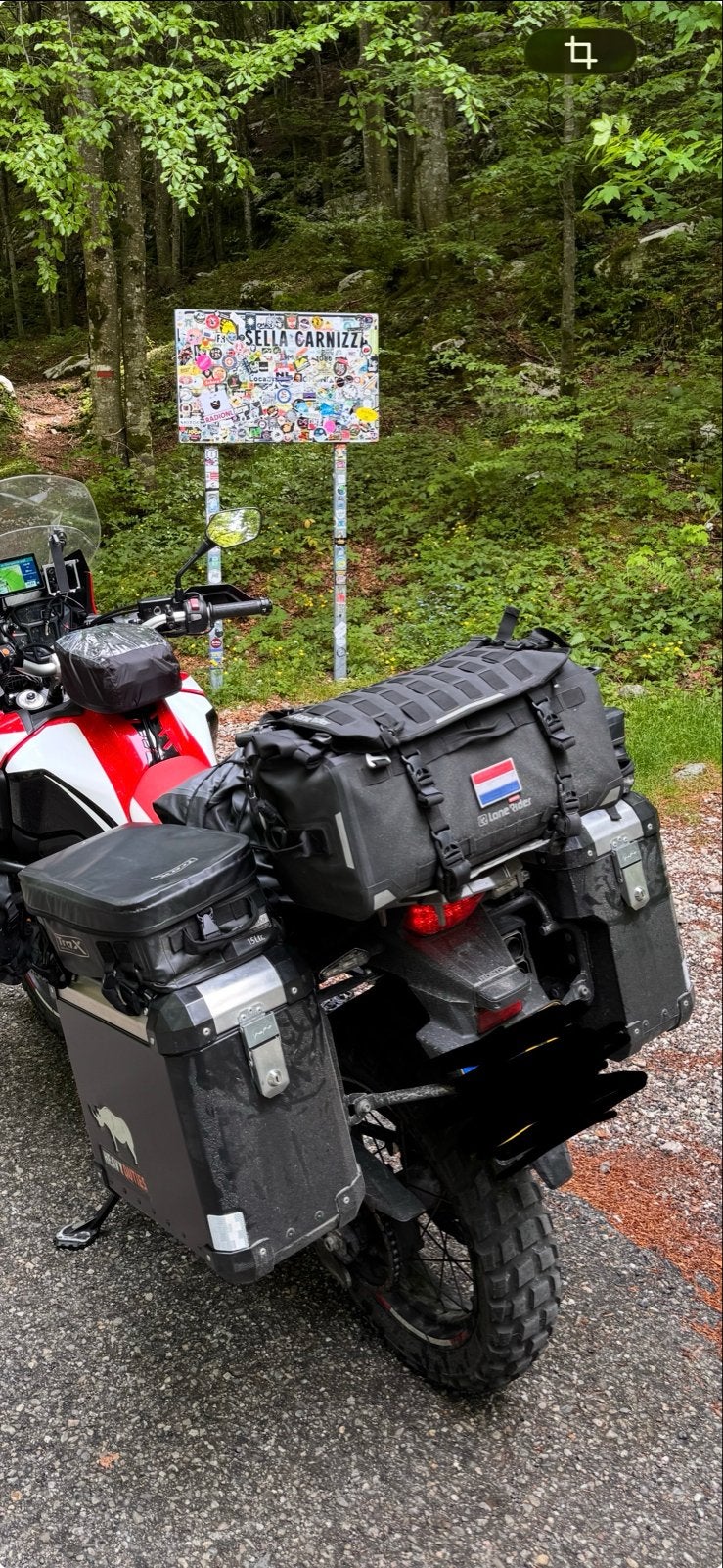 Compleet bagage systeem met tassen motor, Ophalen, Gebruikt