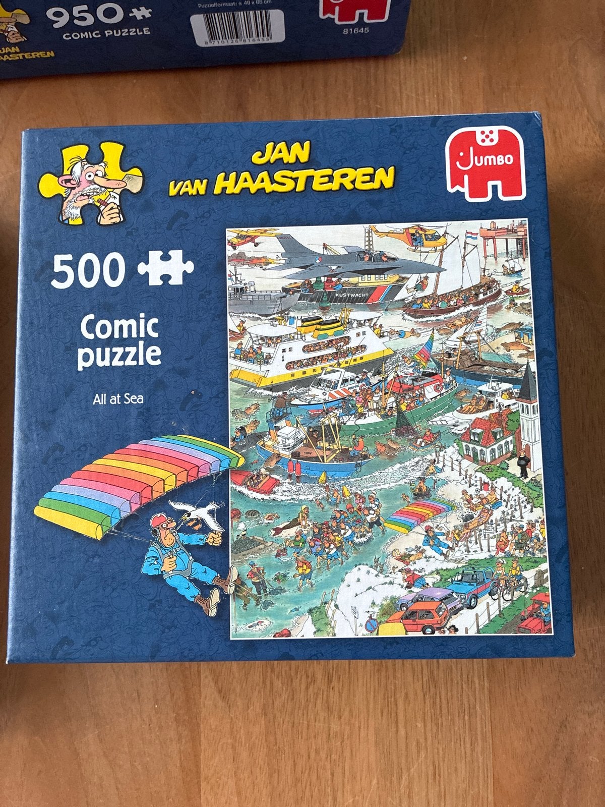 Jan van Haasteren Comic Puzzel - All at Sea (500 stukjes), Kinderen en Baby's, Speelgoed | Kinderpuzzels, Ophalen of Verzenden