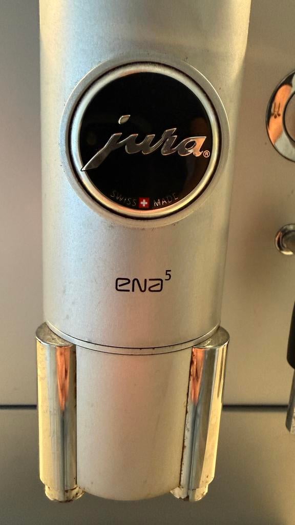 Jura ENA 5 Koffiemachine - Compact en Stijlvol, Witgoed en Apparatuur, Koffiezetapparaten, Gebruikt, Koffiebonen, Koffiemachine