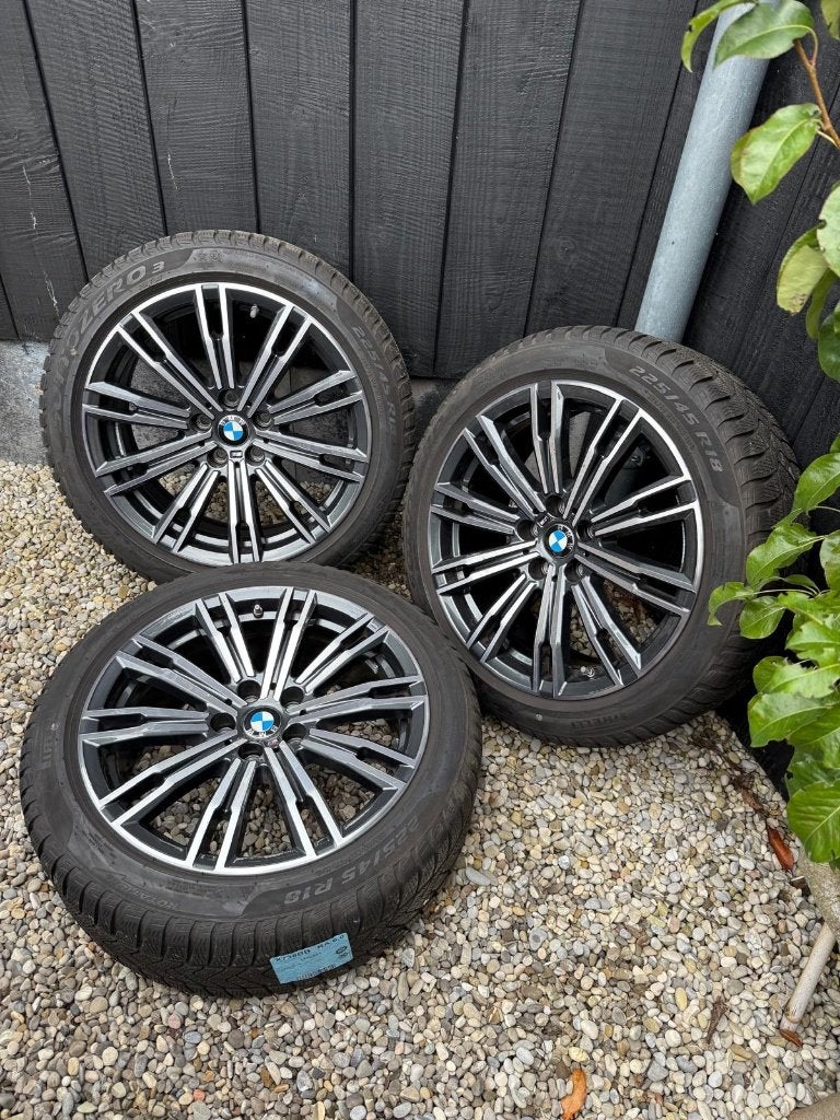 Winterwielset BMW 18'' M Dubbelspaak 790M x 1 BMW original, Ophalen, 18 inch, Gebruikt, Banden en Velgen