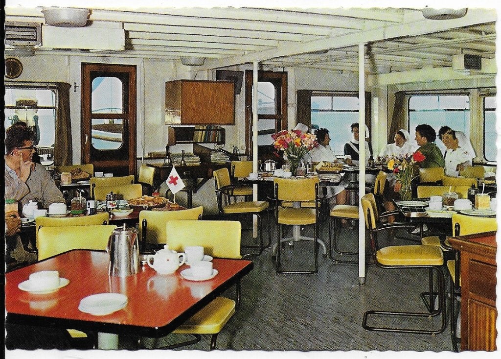 Het rode kruis hospitaalschip ongelopen ansichtkaart ( 7599), Ophalen of Verzenden, 1980 tot heden, Gelopen