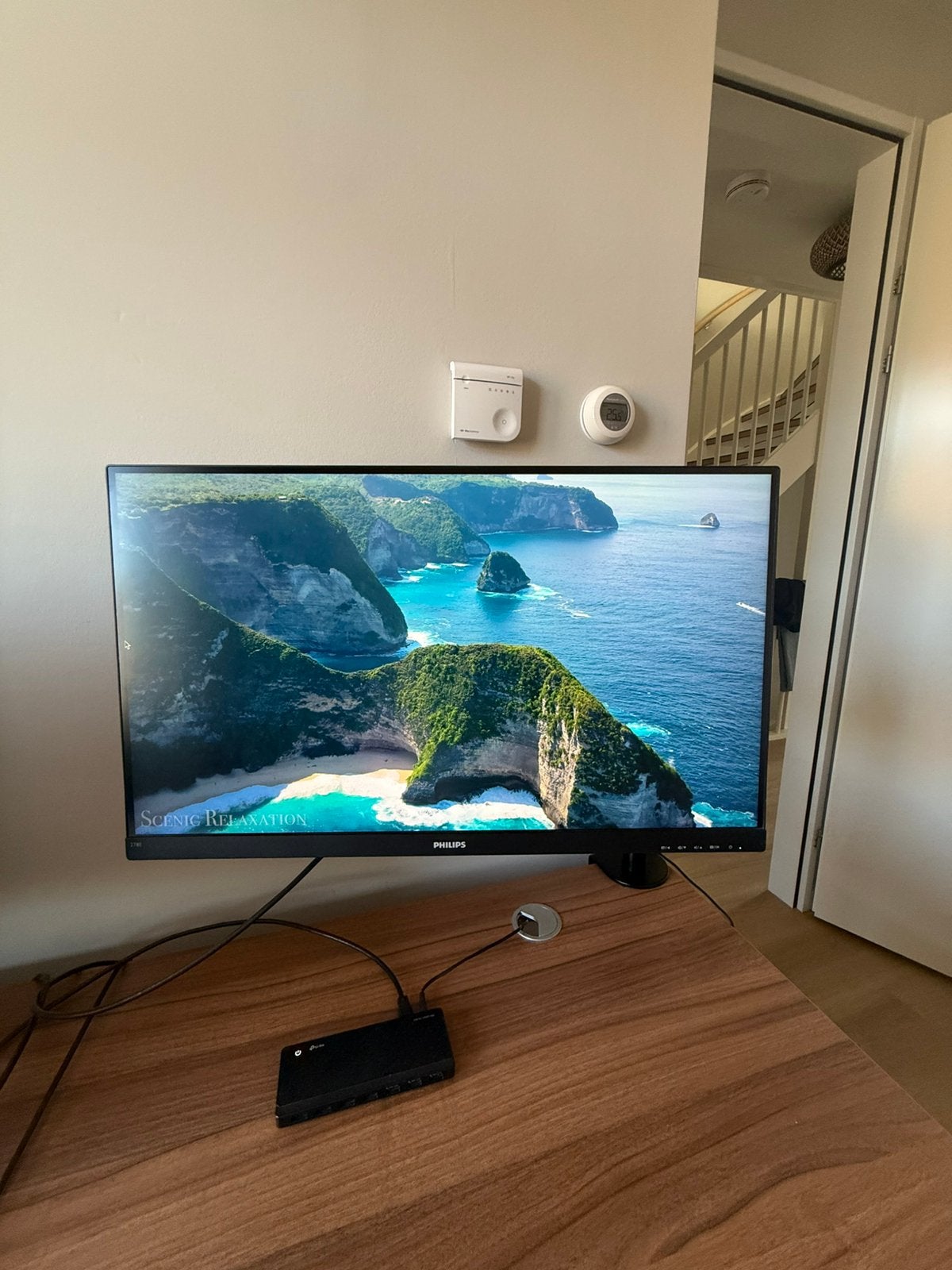 Philips 4K 27 inch monitor + NewStar monitorarm, Computers en Software, Monitoren, Ophalen, DisplayPort, 60 Hz of minder, IPS