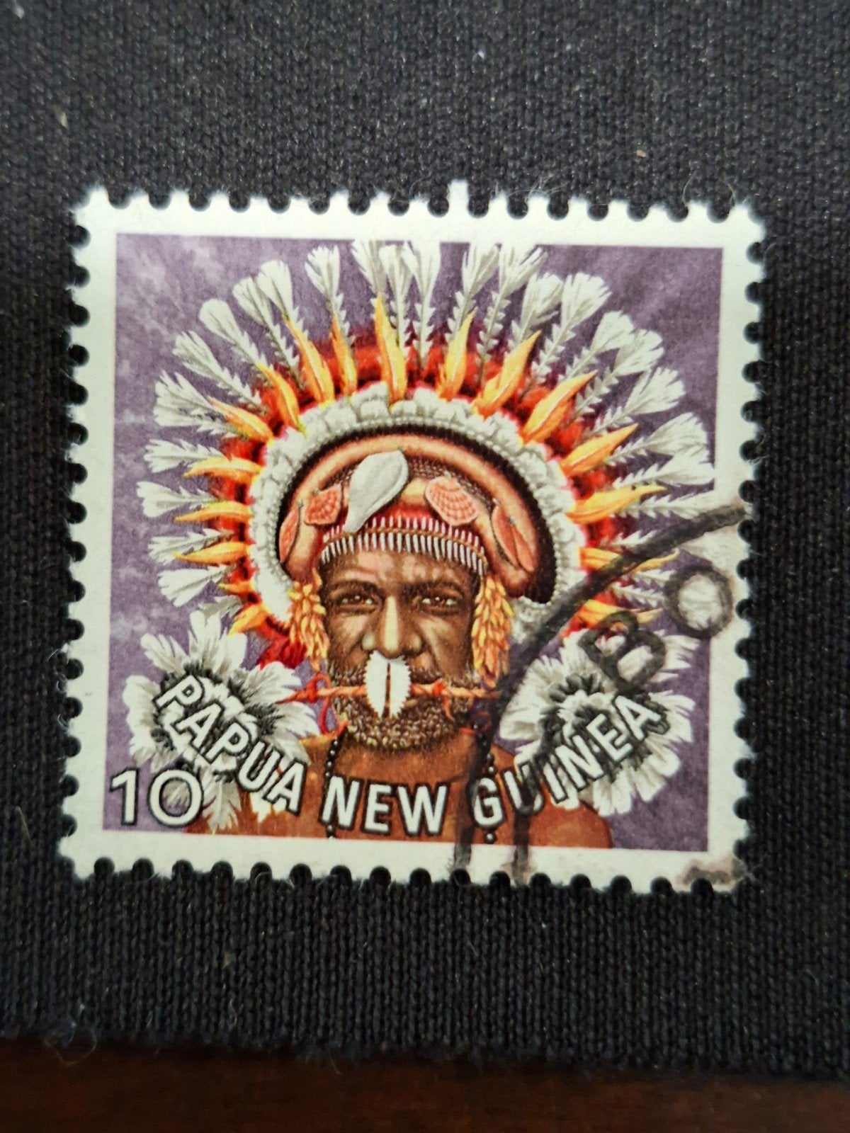 PNG, Verzenden, Gestempeld