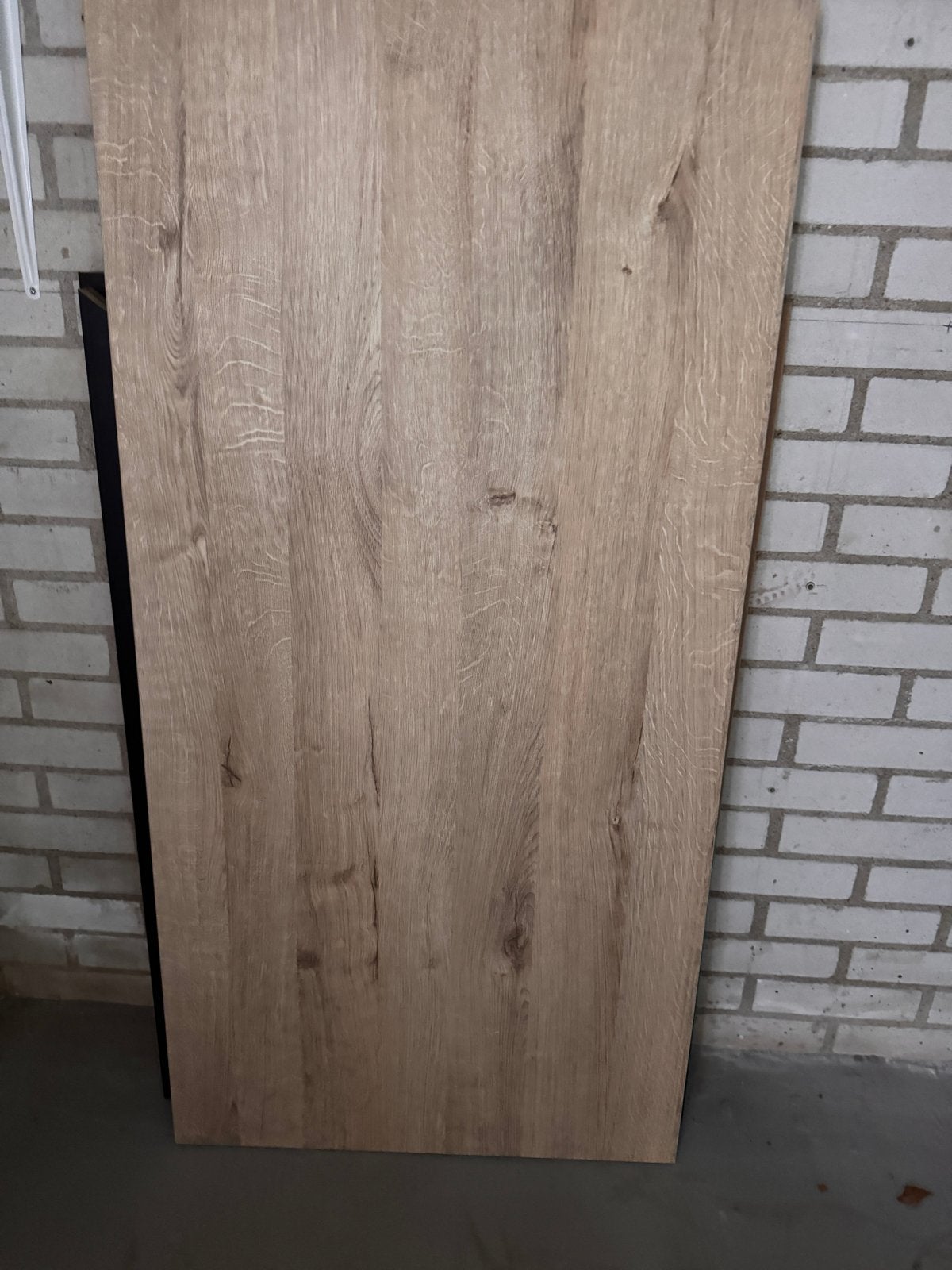 Ikea bureaublad met eikenhout look, Huis en Inrichting, Bureaus, Ophalen, Gebruikt