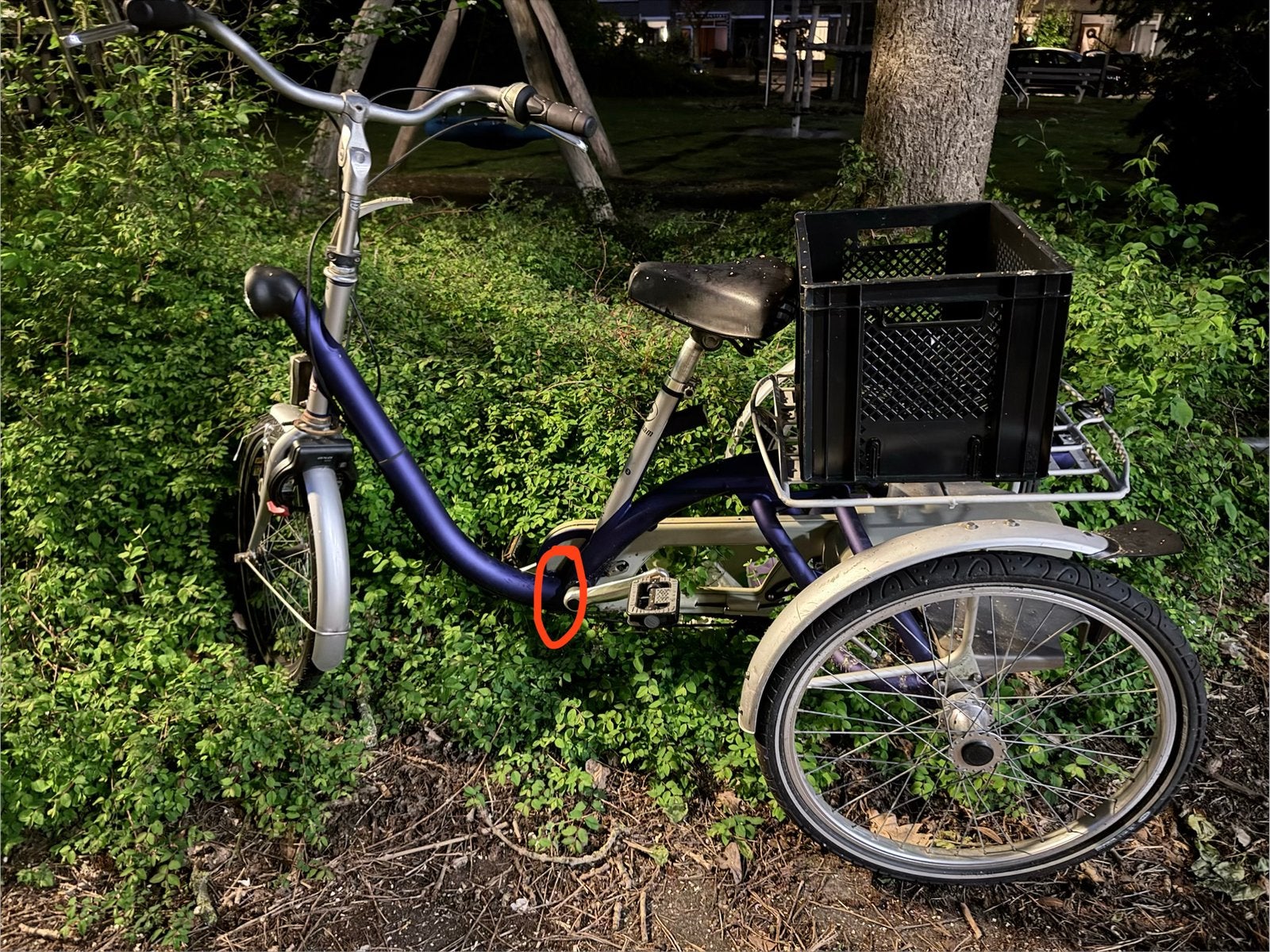 Driewieler volwassen, Fietsen en Brommers, Fietsen | Driewielfietsen, Ophalen, Gebruikt