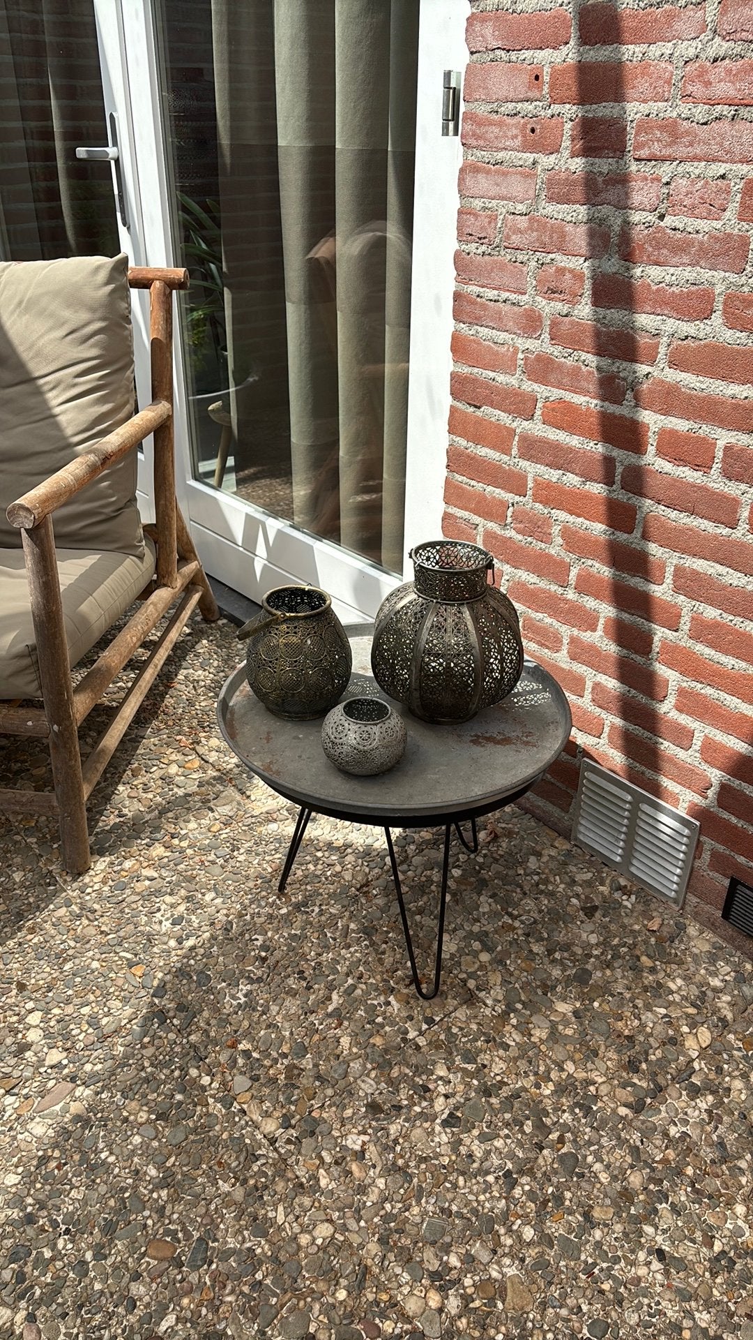 Tafel, Huis en Inrichting, Tafels | Bijzettafels, Ophalen, Minder dan 45 cm, Minder dan 55 cm, Gebruikt