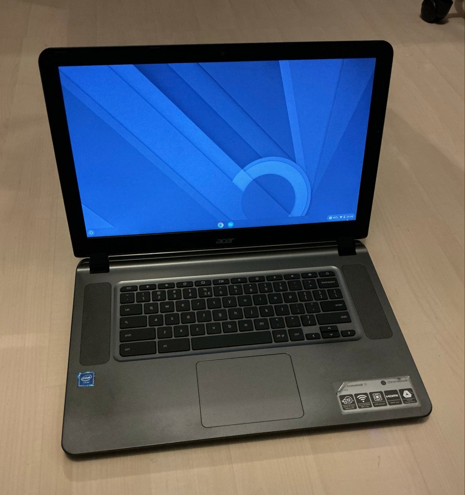 Acer Chromebook CB3-532, Ophalen, 32 GB of minder, 15 inch, 4 GB of minder