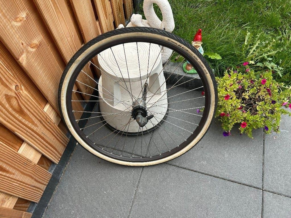 :2 x 28 inch achterwiel 3 NEXUS versnellingen terugtraprem, Fietsen en Brommers, Fietsonderdelen, Wiel, Gebruikt, Ophalen of Verzenden