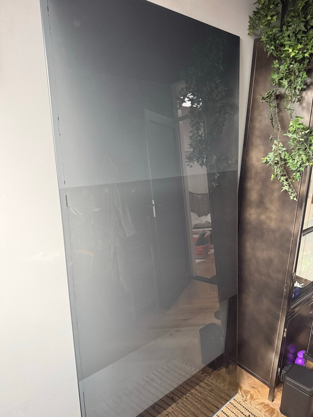 Douchewand met mat middenstuk voor privacy, Ophalen, Gebruikt, Overige typen, 50 tot 100 cm