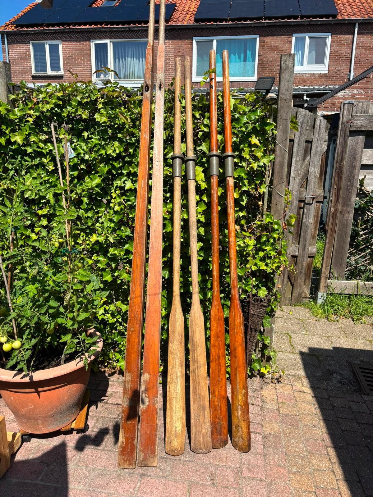 Roeispannen voor boot, Watersport en Boten, Peddels, Ophalen of Verzenden, Zo goed als nieuw