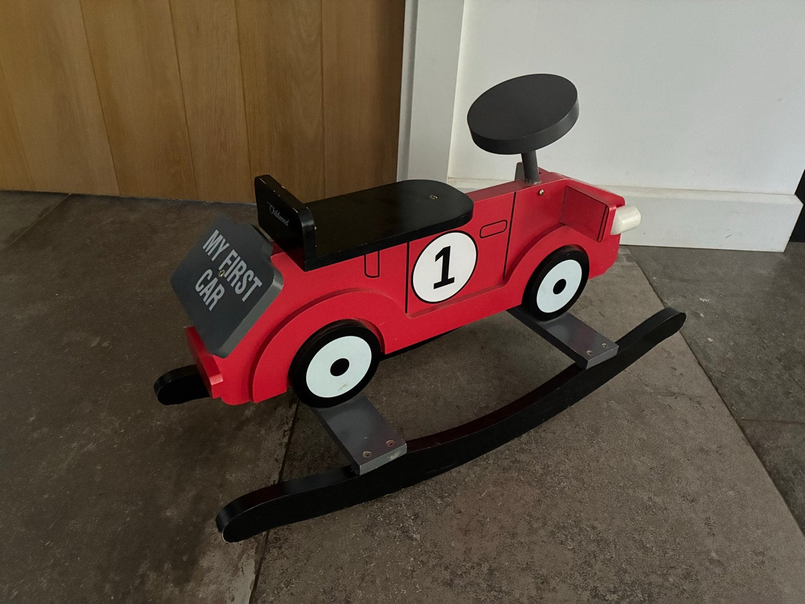 Schommelauto 'My First Car' - Rood, Ophalen, Gebruikt, Auto