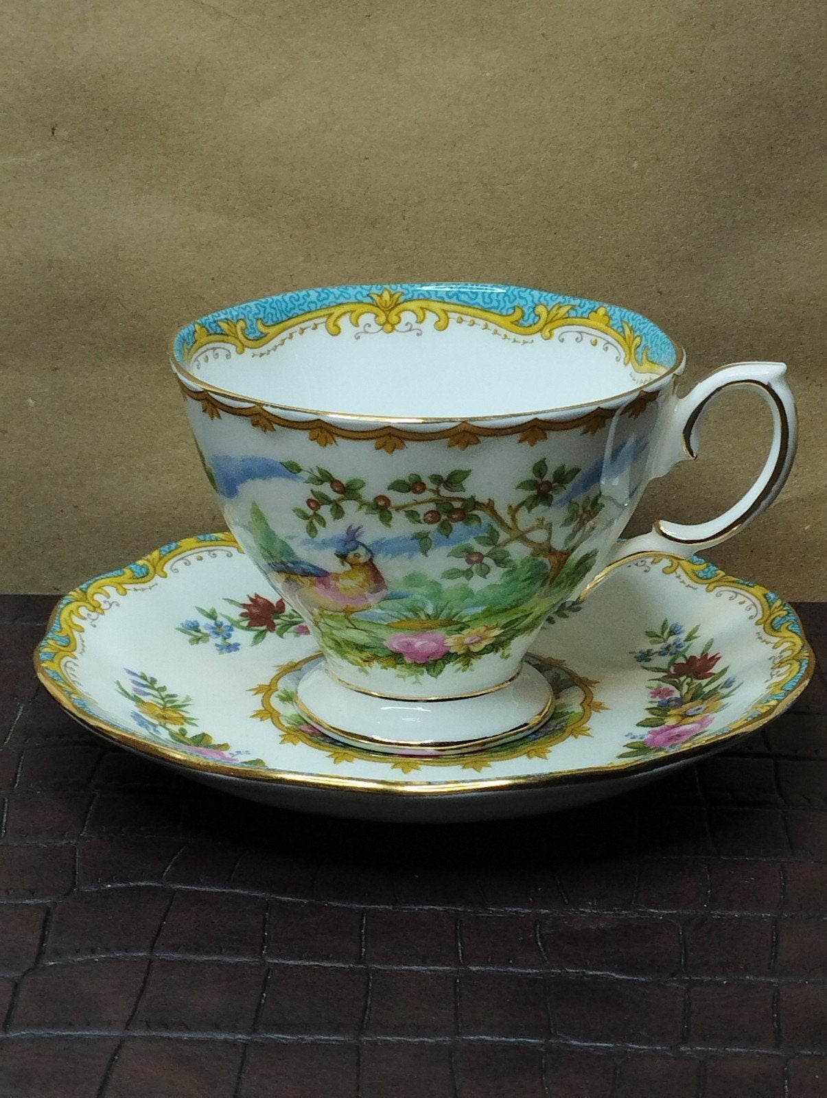 Vintage theeservies van Royal Albert, Ophalen of Verzenden, Zo goed als nieuw, Porselein, Kop en/of schotel