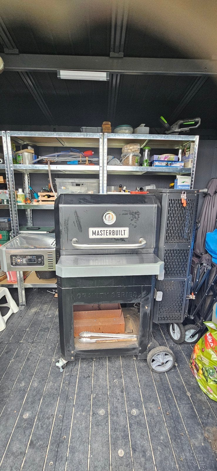 Masterbuilt 800, Tuin en Terras, Houtskoolbarbecues, Ophalen of Verzenden