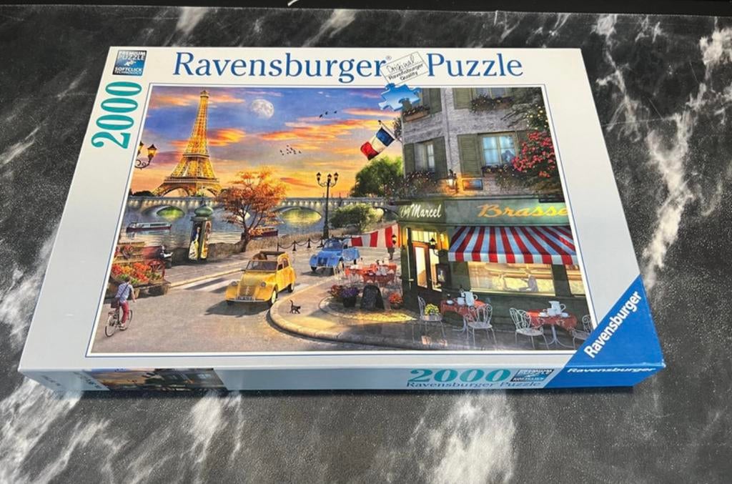 Ravensburger puzzel 2000 stukjes Sunset Paris, Hobby en Vrije tijd, Denksport en Puzzels, Ophalen of Verzenden, Meer dan 1500 stukjes