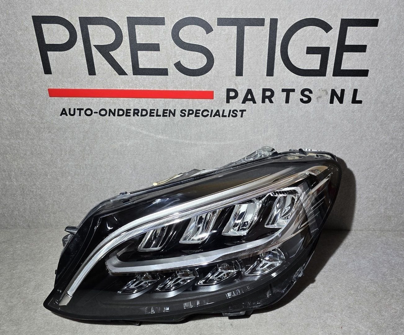 Koplamp C Klasse W205 Facelift VOLL LED Links A2059062106KZ, Gebruikt, -, Ophalen of Verzenden, -