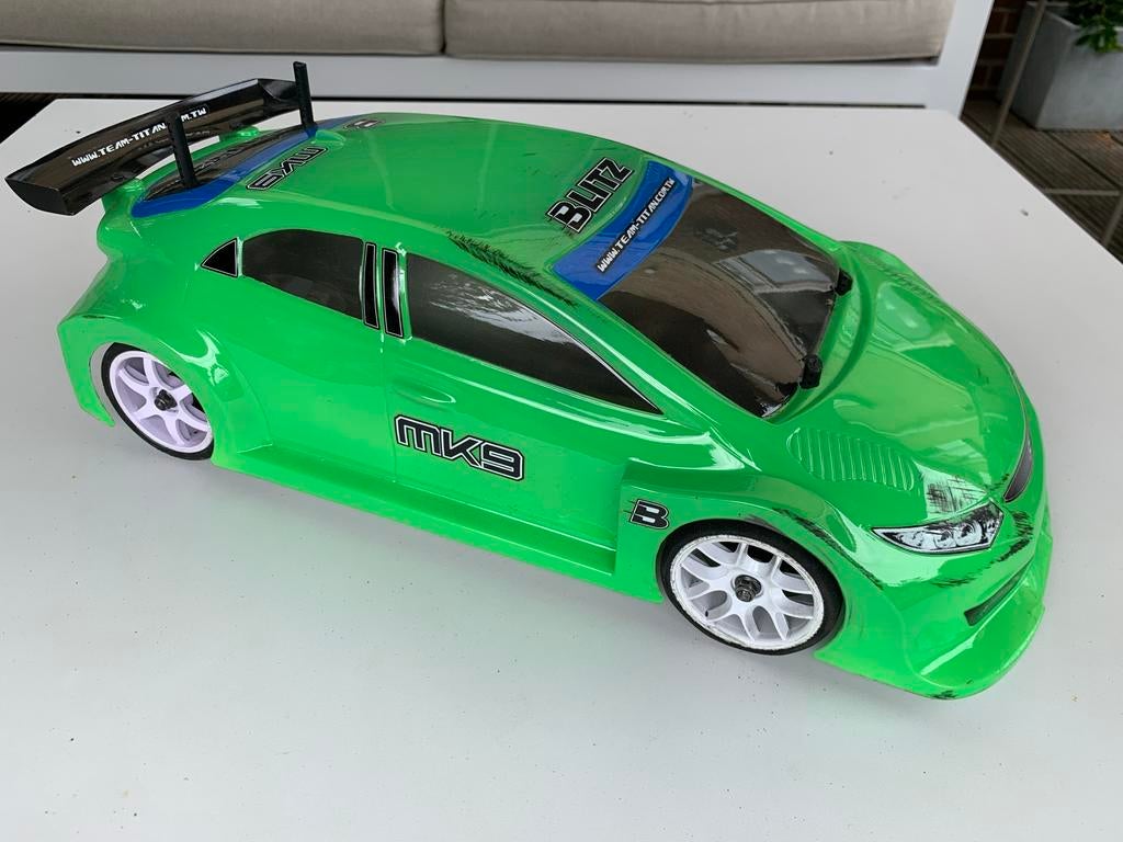 MTS FFV3 1/10 FWD Touring Car met ETS 13.5T & Savox Servo, Elektro, Gebruikt, Ophalen of Verzenden, Schaal 1:10
