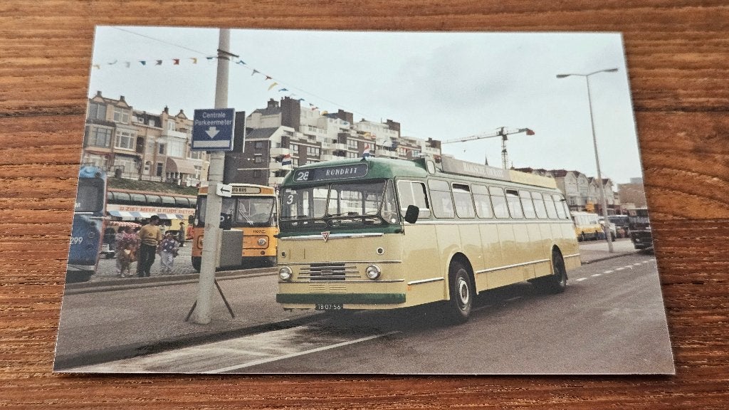 Foto BUS HTM Den Haag 327, Verzenden, Gebruikt, Bus of Metro, Overige typen