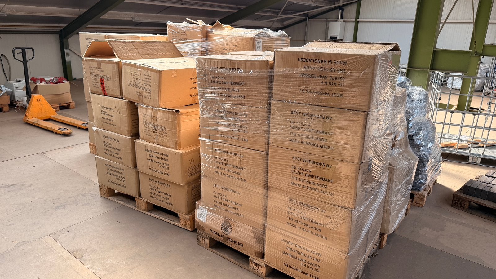 Grote partij herenkleding grote maten 2 t/m 8XL - 8 pallets, Ophalen, Nieuw, Overige kleuren, Overhemd