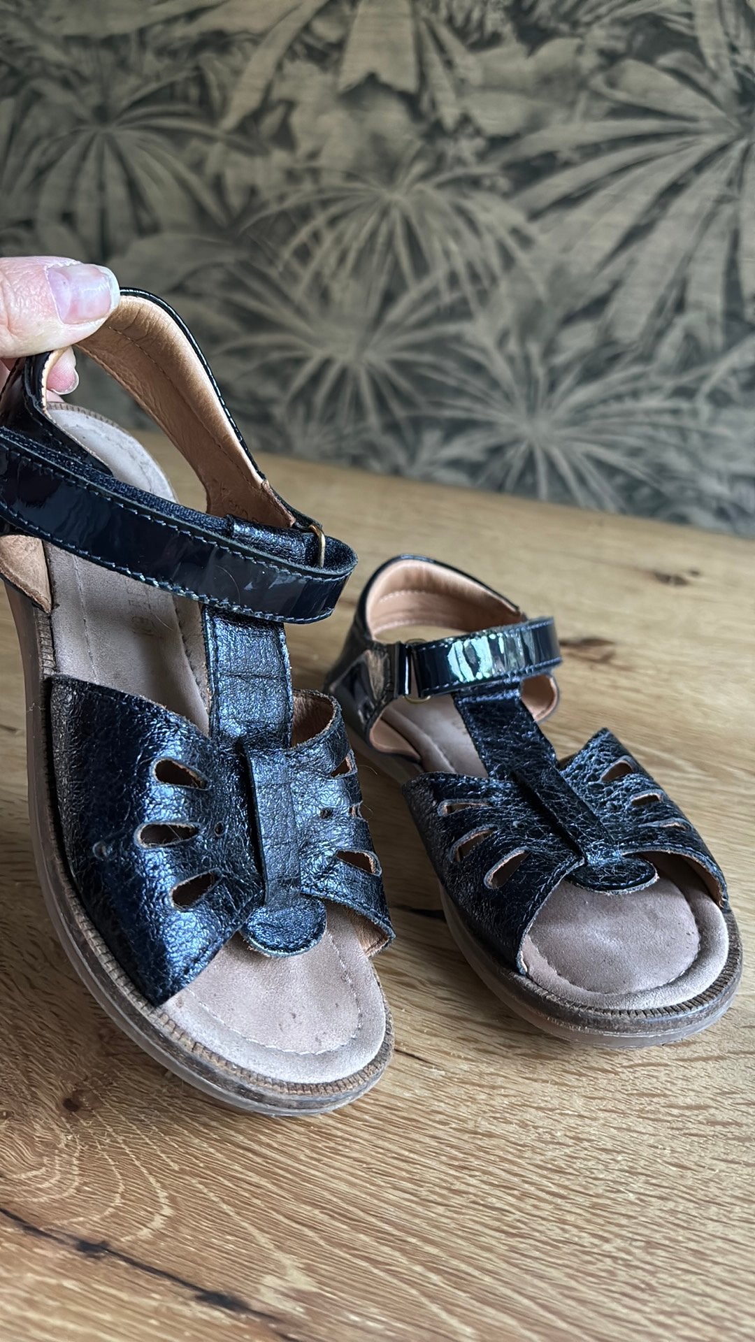31 Bisgaard donkerblauwe sandalen | “nieuwstaat”, Meisje, Overige typen, Ophalen of Verzenden, Zo goed als nieuw