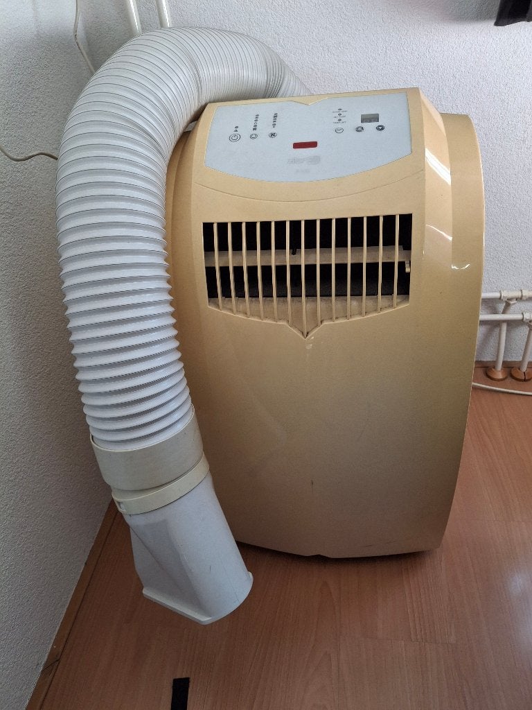 Zibro P122 mobiele airco, Ophalen, Gebruikt, Minder dan 60 m³, 3 snelheden of meer