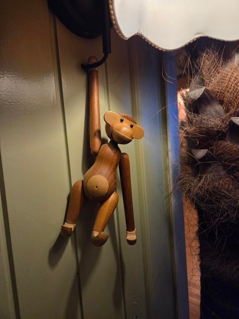 Houten aapje - Kay Bojesen stijl, Antiek en Kunst, Antiek | Woonaccessoires, Ophalen