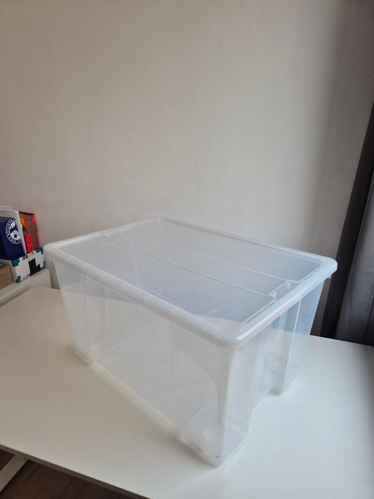 IKEA SAMLA Storage Container - 130L, Gebruikt, 40 tot 60 cm, Bak of Kist, 35 tot 50 cm