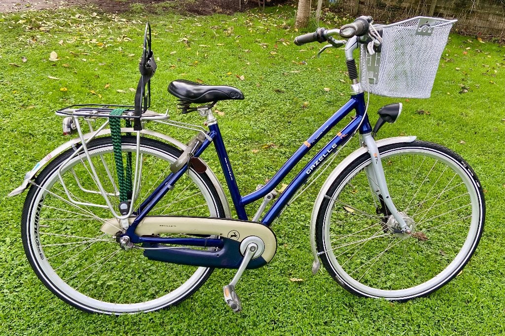 Gazelle kinderfiets, Fietsen en Brommers, Fietsen | Meisjes, Gebruikt, 26 inch of meer, Handrem, Versnellingen, Terugtraprem, Ophalen