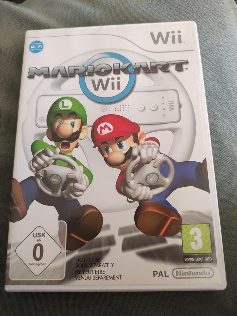 Wii Games: Mario Kart, New Super Mario Bros., MotoGP, etc., Spelcomputers en Games, Gebruikt, Racen en Vliegen, Eén computer, Ophalen of Verzenden