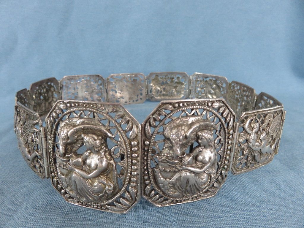 Gordel / ceintuur in zilver – Oostenrijk 18e eeuw, Ophalen of Verzenden, Zilver