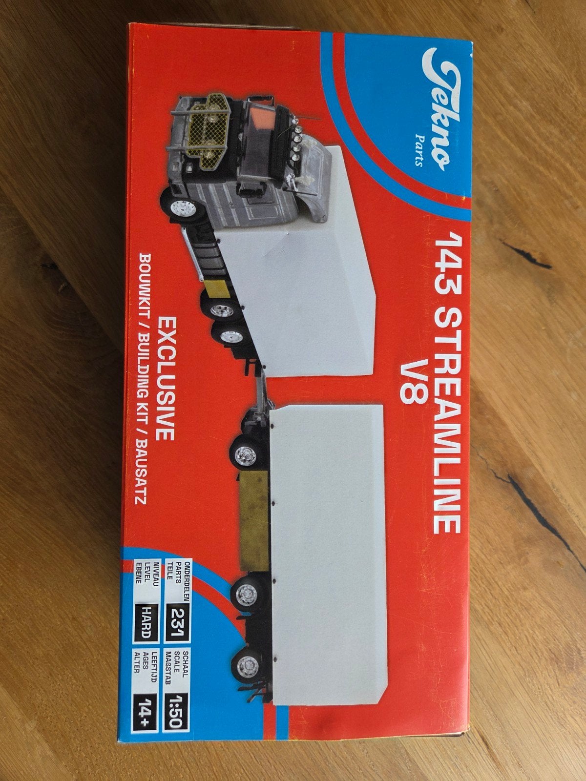 Tekno bouwkit 143 Streamline  V8 combi, Ophalen of Verzenden, Nieuw, Bus of Vrachtwagen, Tekno