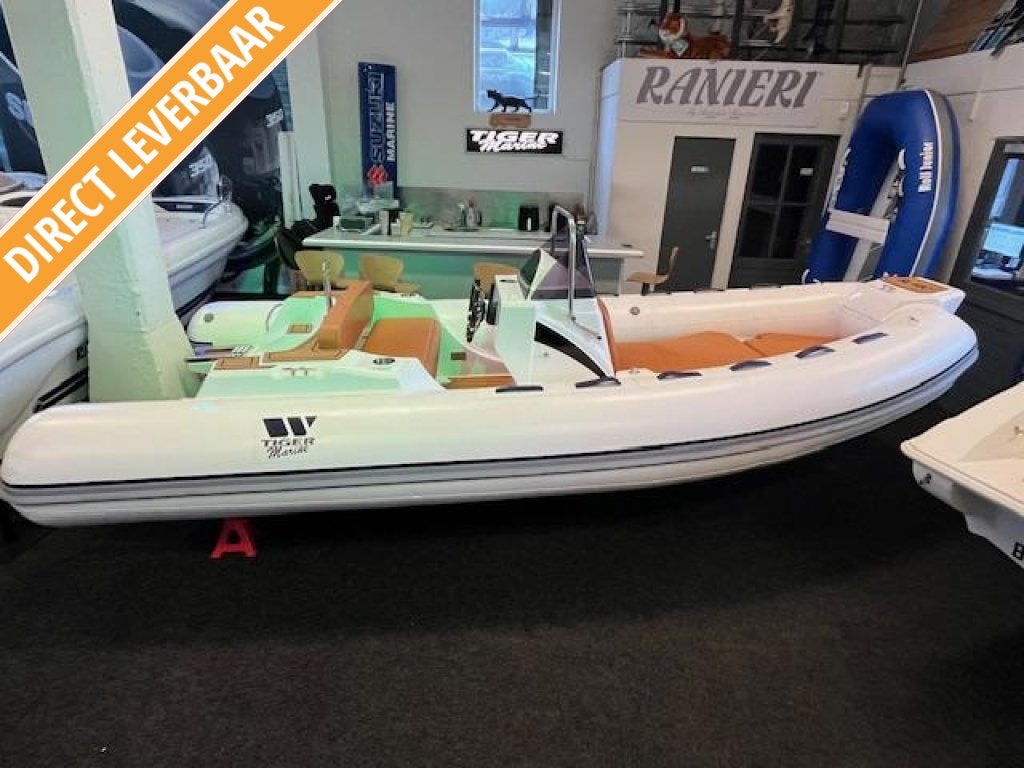 Tiger Marine 480 sportline incl 60 pk suzuki & vol o, 5 m, Nieuw, Benzine, Tiger Marine