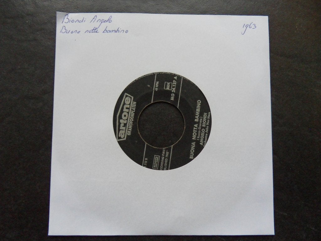Angelo Biondi - Buona notta Bambino, Ophalen of Verzenden, Zo goed als nieuw, Pop