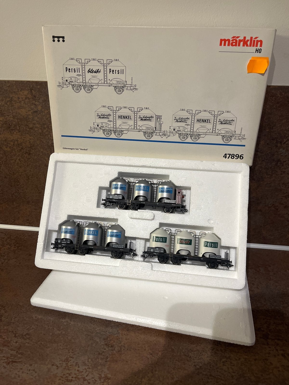 Märklin H0 Goederenwagenset "Henkel" 47896, Wisselstroom, Ophalen of Verzenden, Märklin, Nieuw