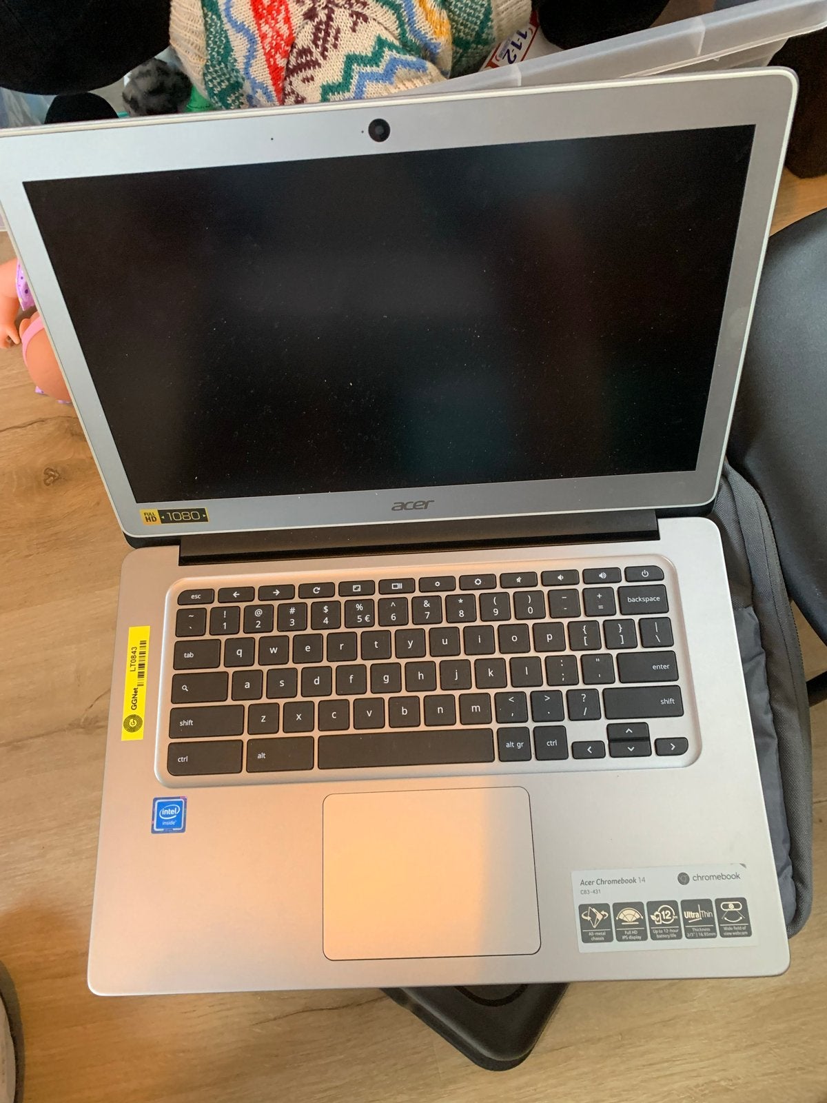 Acer Chromebook 14 CB3-431-C5K7 (zonder oplader), Computers en Software, Chromebooks, 14 inch, Qwerty, Ophalen of Verzenden, 32 GB of minder