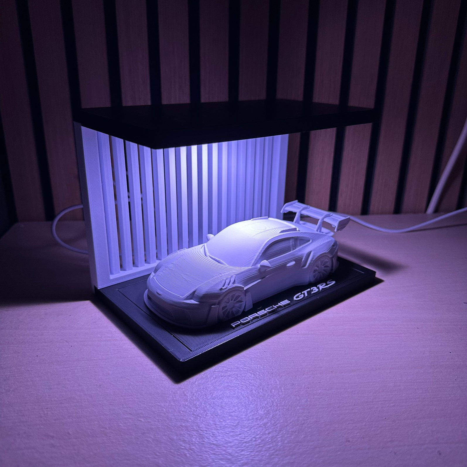 Porsche GT3RS schaalmodel met ledverlichting, Ophalen of Verzenden, Nieuw