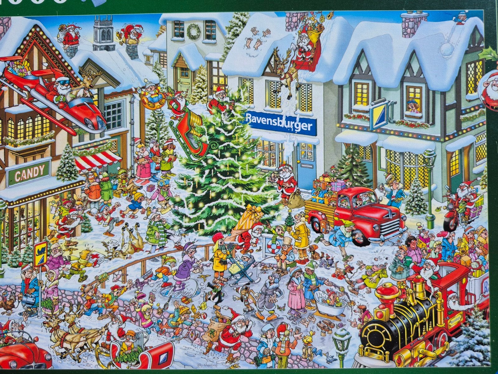 Zgan Ravensburger legpuzzel "Christmas ", Hobby en Vrije tijd, Denksport en Puzzels, Ophalen of Verzenden, 500 t/m 1500 stukjes