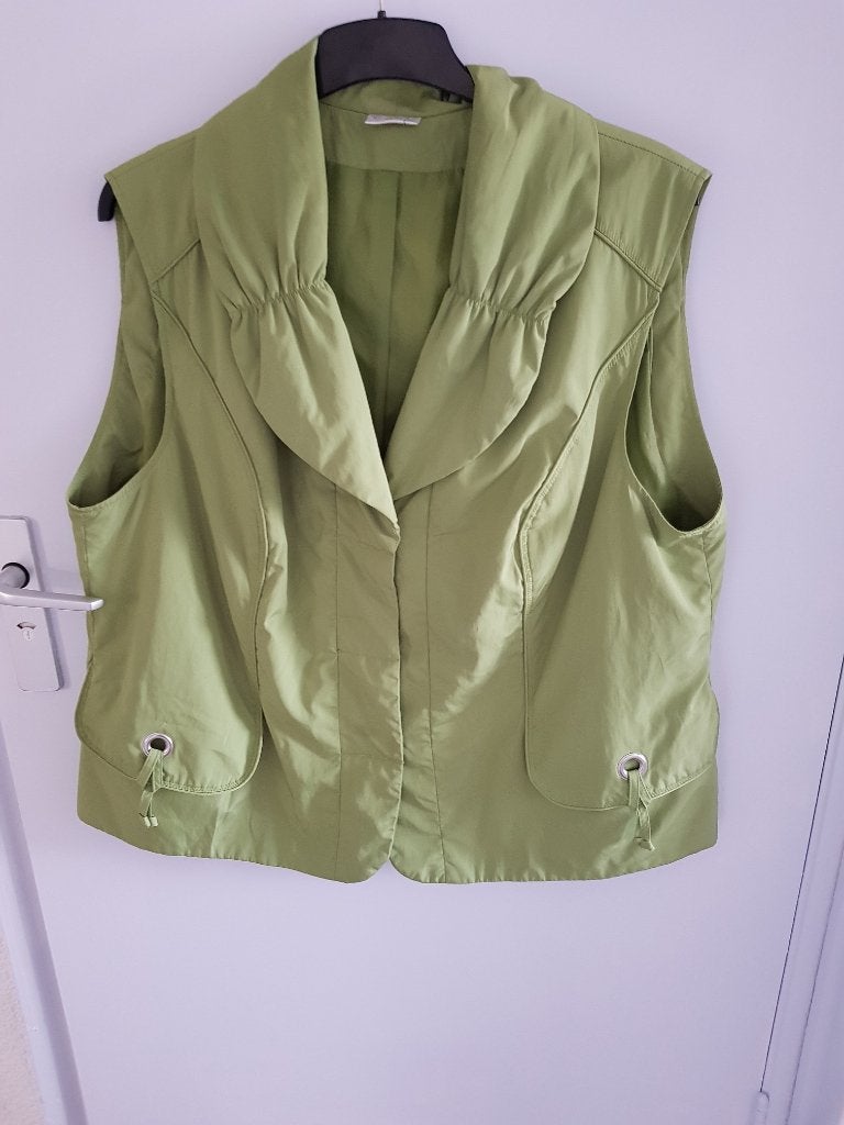 Efro appel groene Bodywarmer, Efro, Maat 46/48 (XL) of groter, Ophalen of Verzenden, Zo goed als nieuw