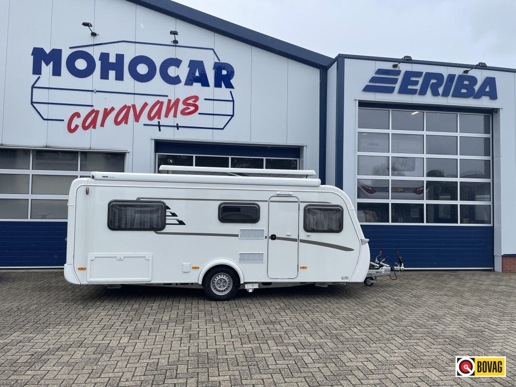 Eriba Feeling 442 Mover, vloerverwarming, Caravans en Kamperen, Overige typen, Standaardzit, Bedrijf, Tot en met 3