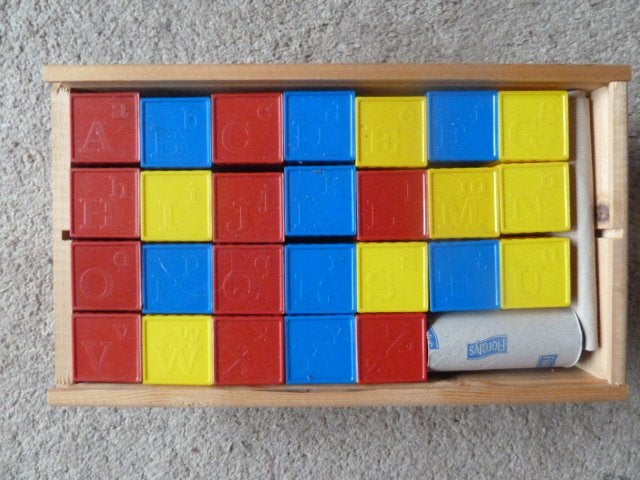 Tupperware Blokken A - B - C, Verzamelen, Speelgoed, Ophalen of Verzenden
