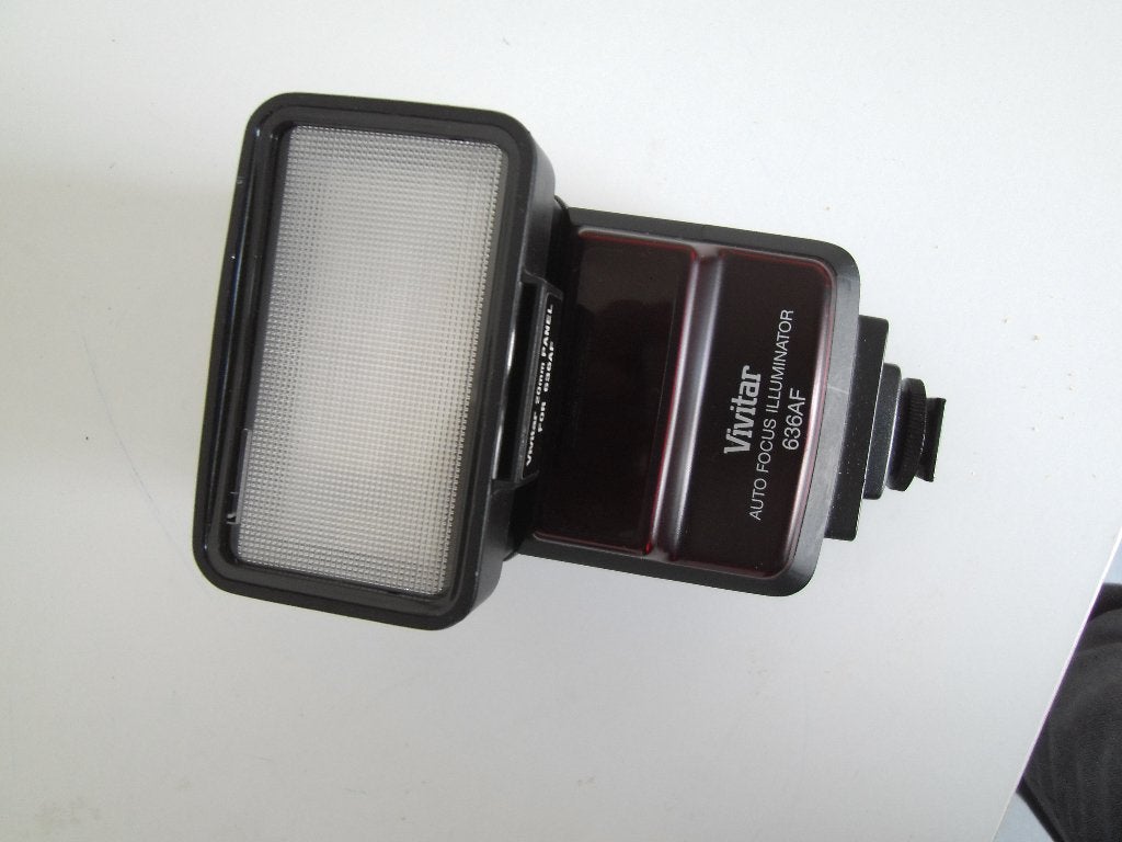 vivitar flitser voor canon, Externe flitser, Vivitar, Ophalen of Verzenden, Kantelbaar